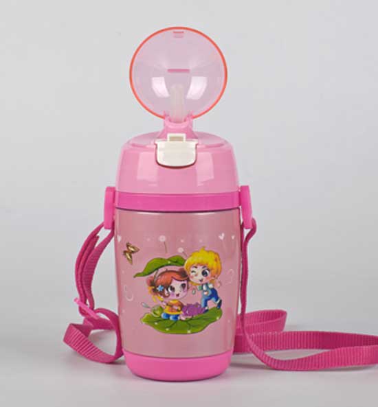 亨特貝貝不銹鋼吸管杯紅色