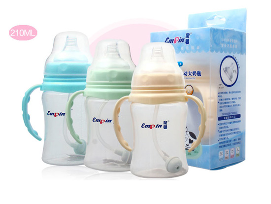 皇嬰寬口PP自動(dòng)奶瓶210ML