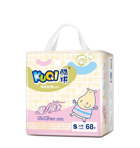 酷琪有氧極薄紙尿片S68片