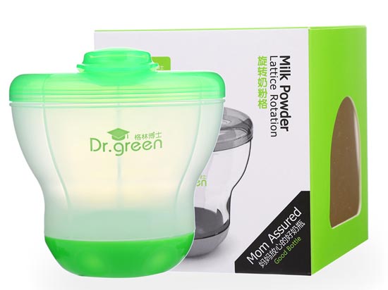 格林博士旋轉(zhuǎn)奶粉格綠色