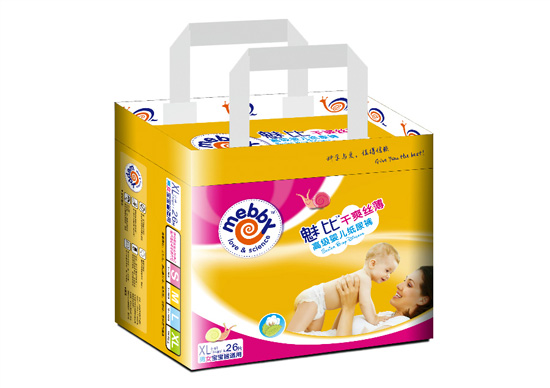 mebby魅比干爽絲薄紙尿褲中包裝XL26片