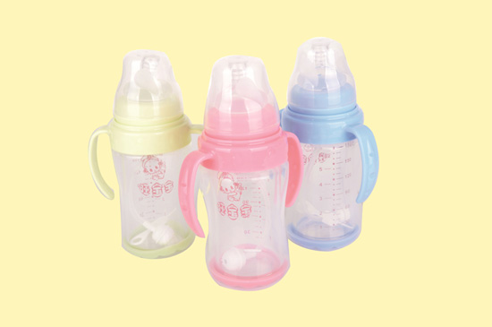 旺寶寶防爆寬口徑玻璃雙層感溫自動(dòng)奶瓶