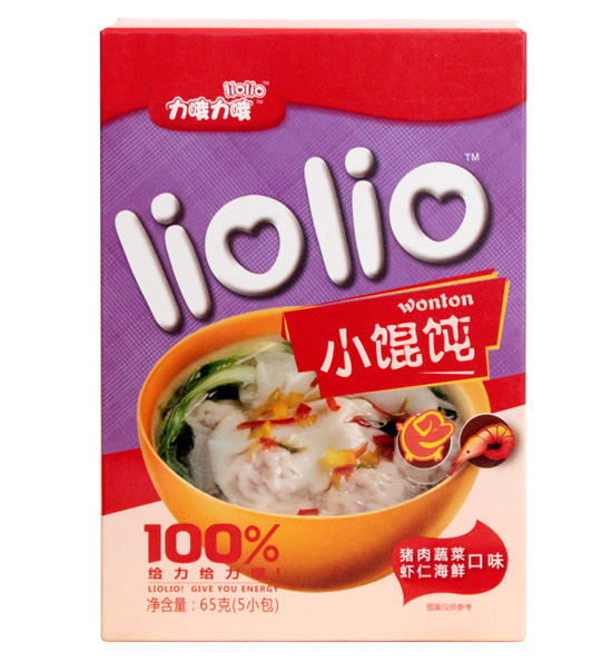 力哦力哦豬肉蔬菜+蝦仁海鮮小餛飩