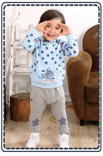 棉果果帶帽T恤 長(zhǎng)褲