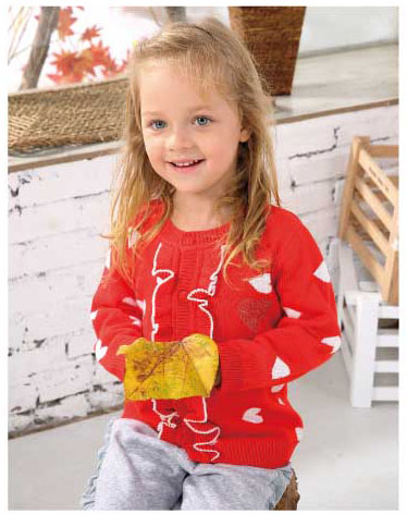 棉果果對開毛衣