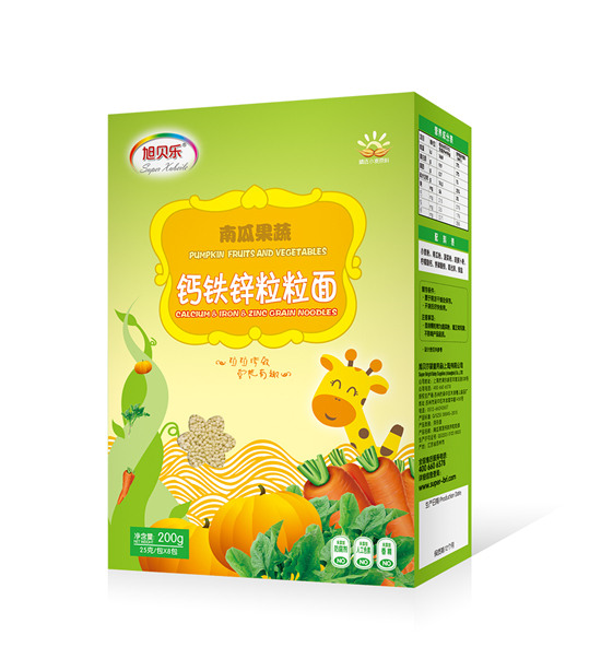 旭貝樂(lè)粒粒面(南瓜果蔬)