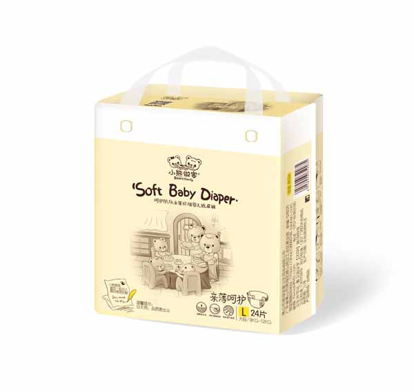 小熊做客親薄呵護(hù)嬰兒小包L24片