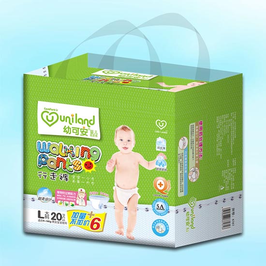 幼可安超柔嬰兒行走褲L碼26入