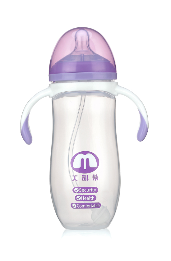 美凱蒂PP奶瓶紫色