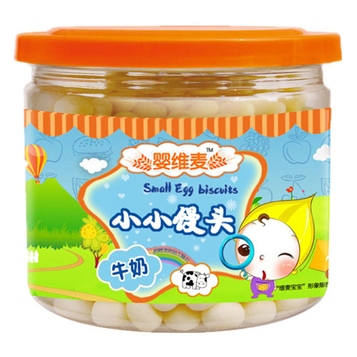 嬰維麥小小饅頭牛奶