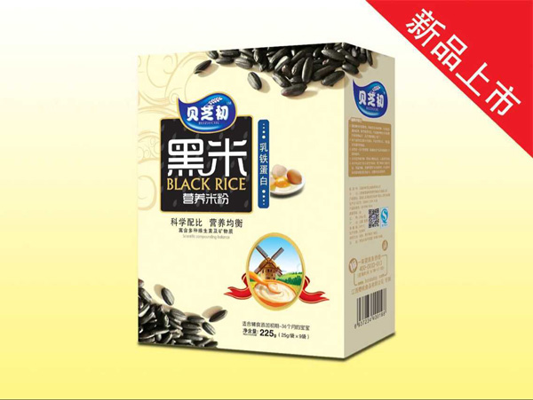 貝芝初乳鐵蛋白-黑米營(yíng)養(yǎng)米粉盒裝