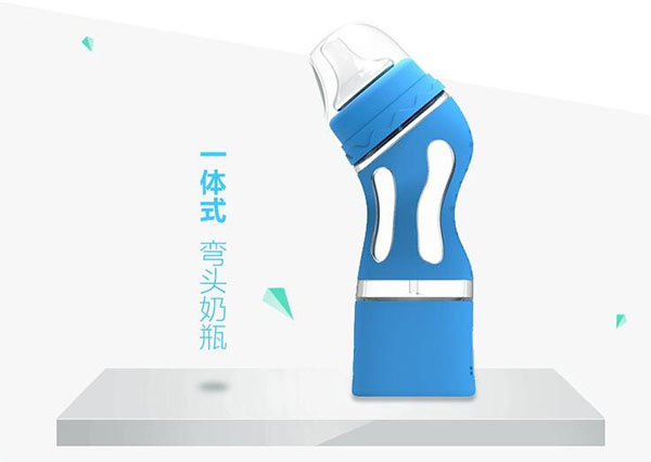 兔媽智能奶瓶側