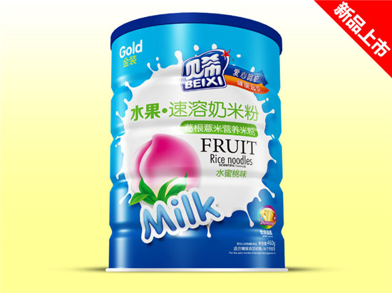 水果速溶奶米貝希粉鐵聽(tīng)-水蜜桃葛根