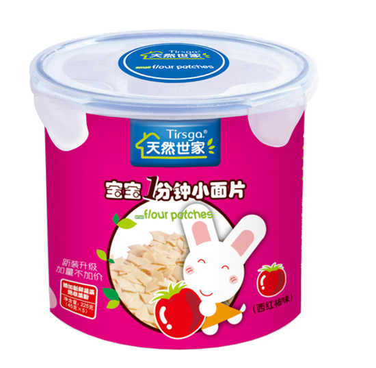 天然世家西紅柿小面片桶裝