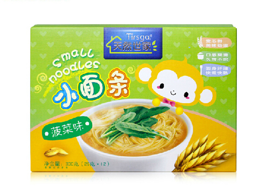 天然世家菠菜小面條