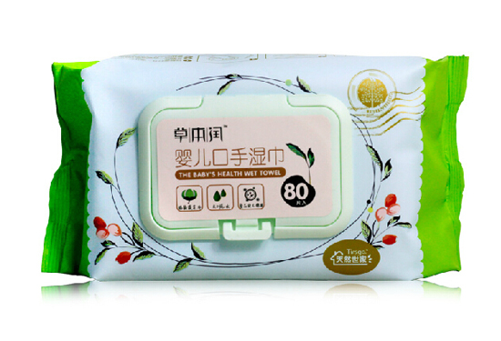 天然世家草本閏嬰兒口手80抽濕巾