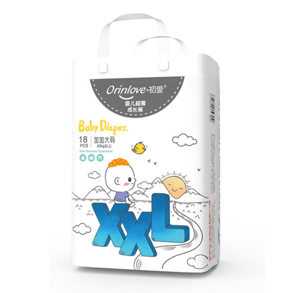 初愛嬰兒超薄成長褲XXL18片