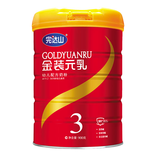 完達山金裝元乳金裝嬰兒配方奶粉(3段)