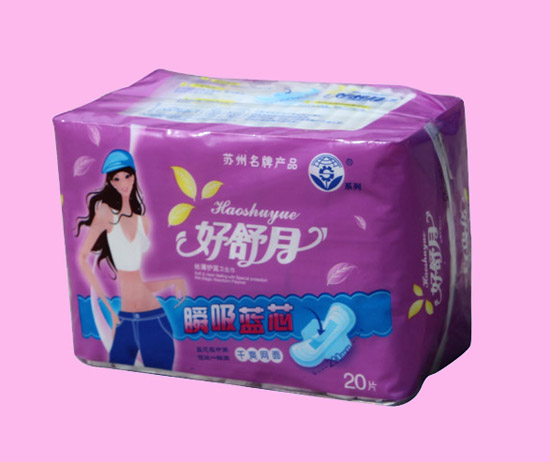 好舒月瞬吸藍芯干爽網(wǎng)面280MM護翼衛(wèi)生巾