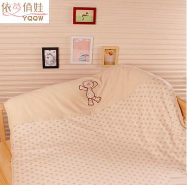 配新疆棉被芯有機(jī)棉彩棉針織yingye被套youe園被子寶寶童被