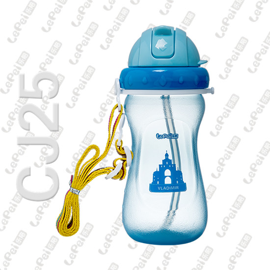 樂陪背帶水壺淺藍