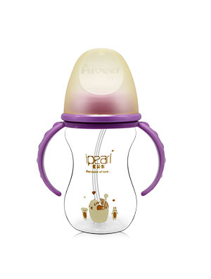 愛貝爾經典葫蘆型單色全自動奶瓶210ML