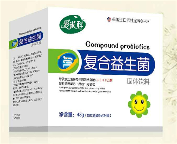 愛米科復合益生菌固體飲料