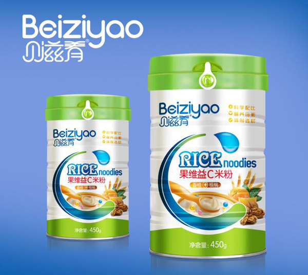 貝滋肴果維益C米粉香橙+核桃