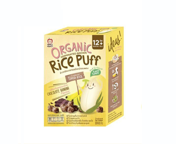 蘋果猴純天然糙米泡芙-香蕉