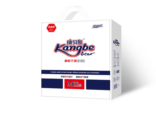 康貝熊金裝版零觸感瞬吸干爽嬰兒紙尿片-拉鏈袋M76