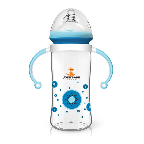 小袋鼠巴布PP奶瓶BP-833 藍(lán)色