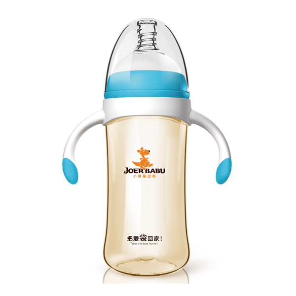 小袋鼠巴布PPSU奶瓶BP-809藍(lán)色