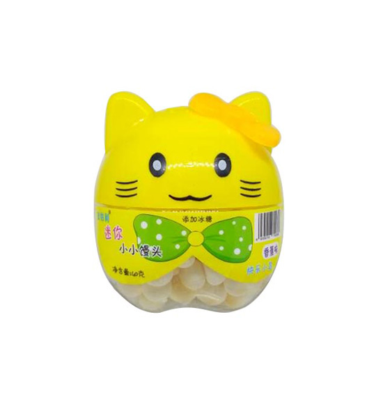 吉牯利小貓造型迷你小小饅頭香蕉味