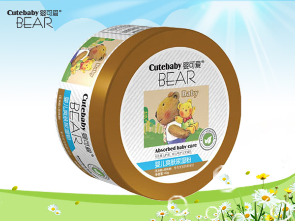 嬰可愛(ài)嬰兒爽膚尿濕粉140g