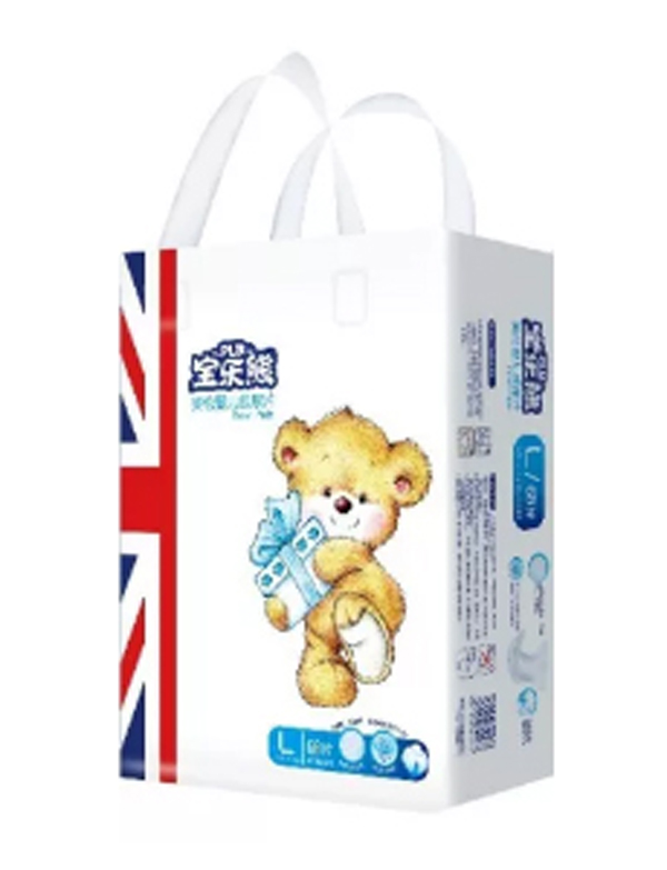 寶樂熊英倫紙尿片L
