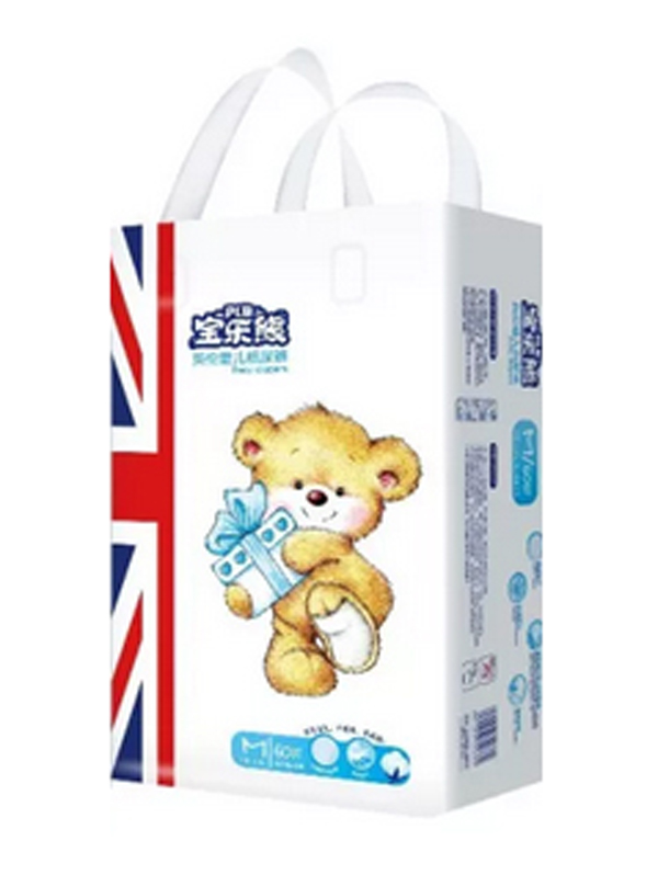 寶樂熊英倫紙尿褲M
