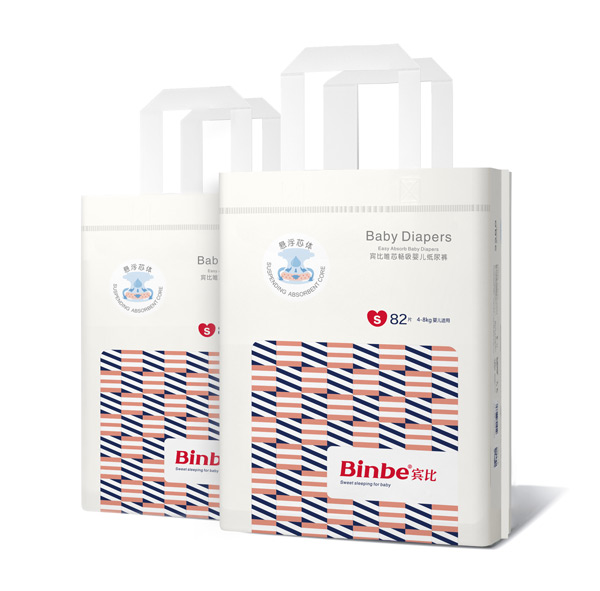 賓比唯芯暢吸嬰兒紙尿褲S82
