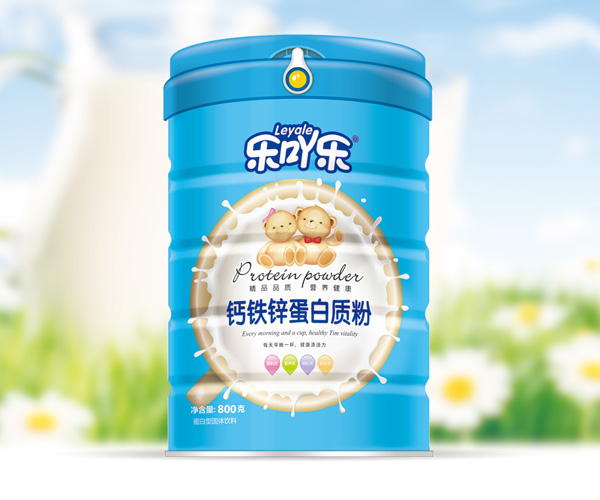 樂吖樂鈣鐵鋅蛋白質(zhì)粉罐裝