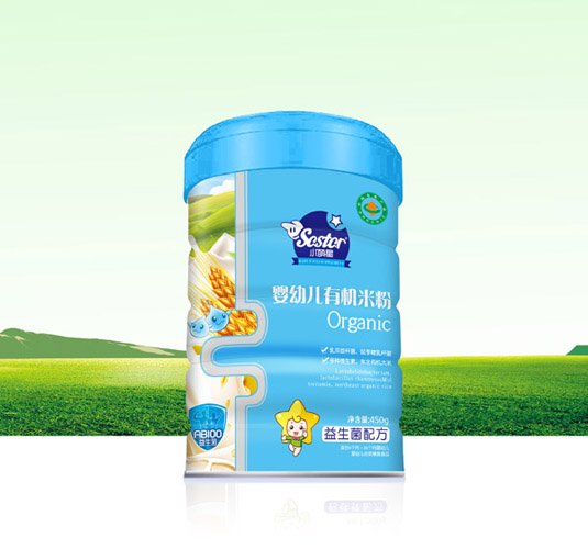 小萌星益生菌配方嬰幼兒有機(jī)米粉