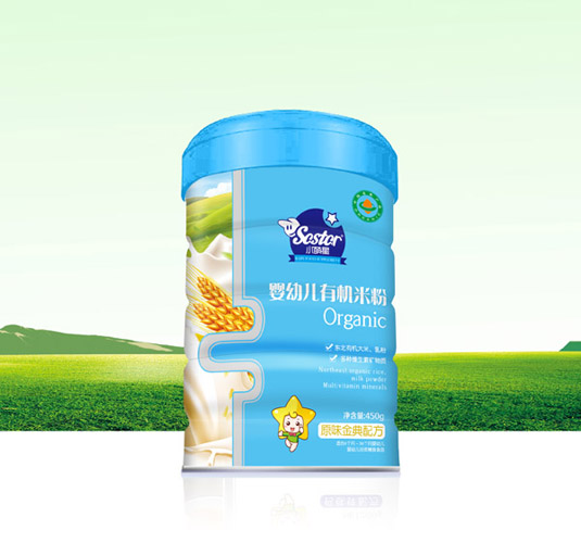 小萌星原味金典配方嬰幼兒有機(jī)米粉