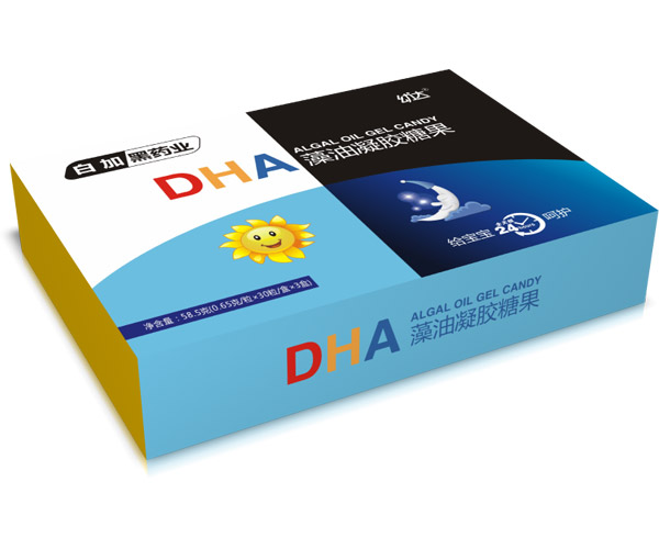 白加黑藥業(yè)幼達DHA藻油凝膠糖果禮盒