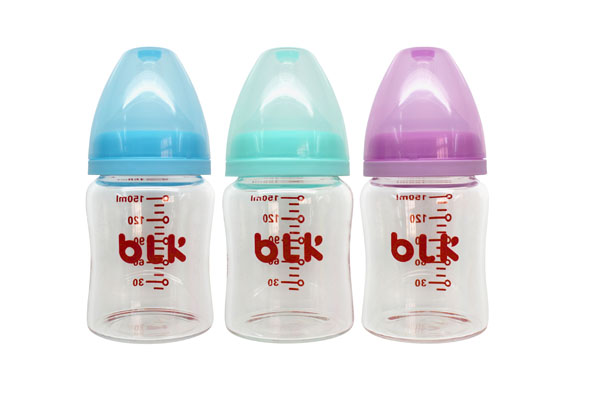 貝樂(lè)康小流量寬口徑玻璃奶瓶150ml