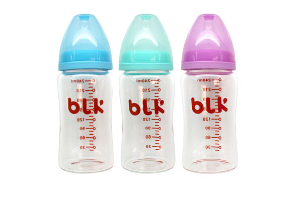 貝樂(lè)康中流量寬口徑玻璃奶瓶240ml