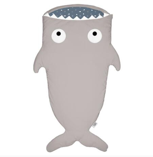 西班牙baby bites兒童大鯊魚(yú)睡袋 藍(lán)灰云朵