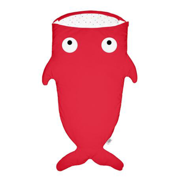 西班牙baby bites兒童大鯊魚(yú)睡袋 紅色