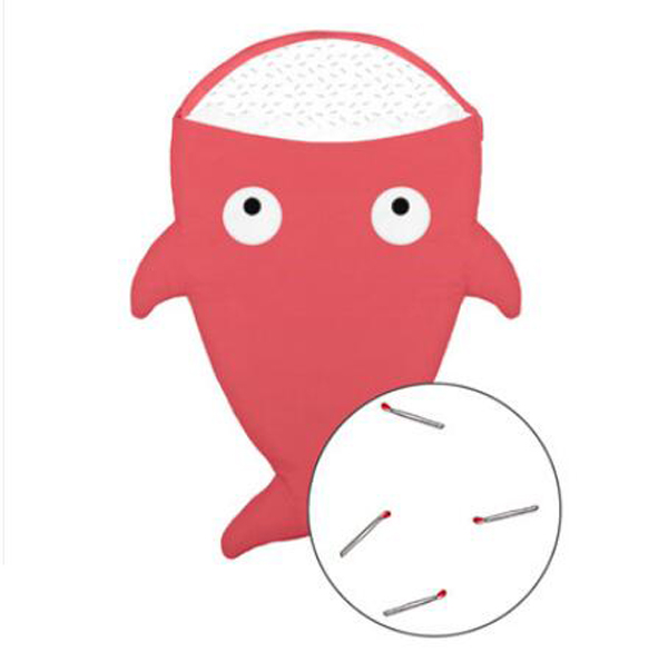 西班牙baby bites 鯊魚(yú)睡袋 珊瑚色