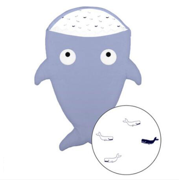 西班牙baby bites 鯊魚(yú)睡袋 淺藍(lán)色