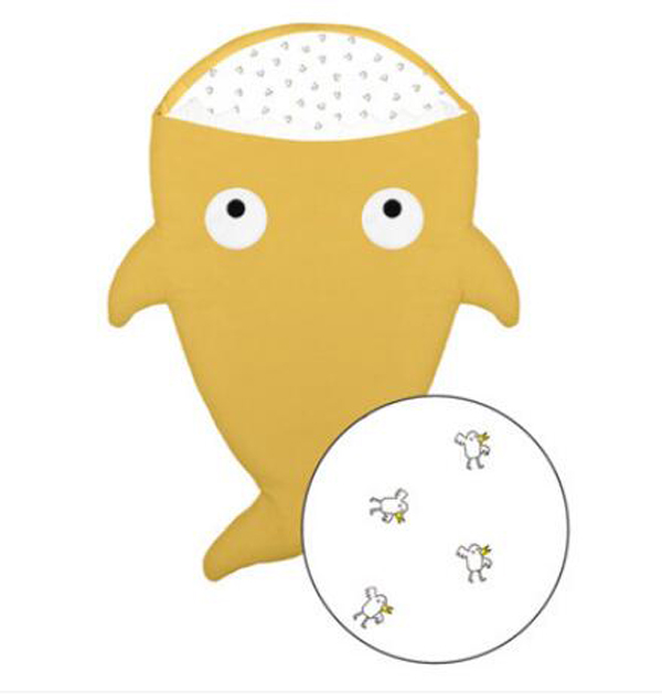 西班牙baby bites 鯊魚(yú)睡袋 深黃色