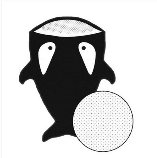 西班牙baby bites 鯊魚(yú)睡袋 黑色(內(nèi)襯點(diǎn)點(diǎn))