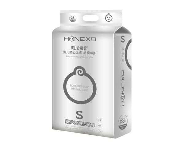 哈尼希奇柔芯系列紙尿褲銀版S